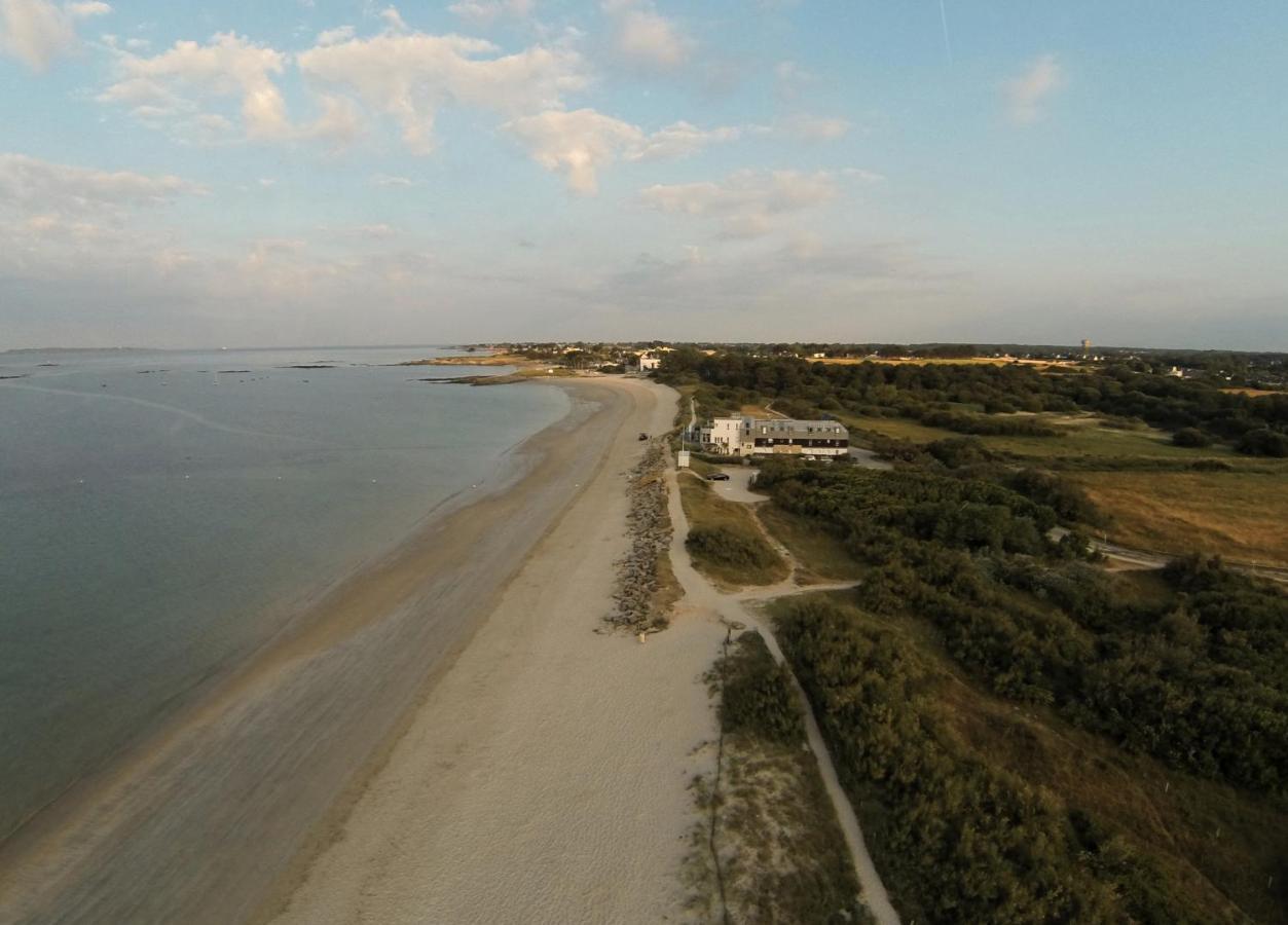 Logis Hotel & Restaurant Les Mouettes - Larmor Plage, Proche De Lorient Екстер'єр фото