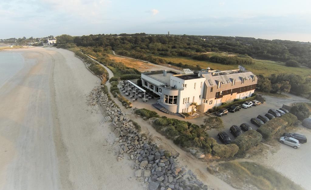 Logis Hotel & Restaurant Les Mouettes - Larmor Plage, Proche De Lorient Екстер'єр фото