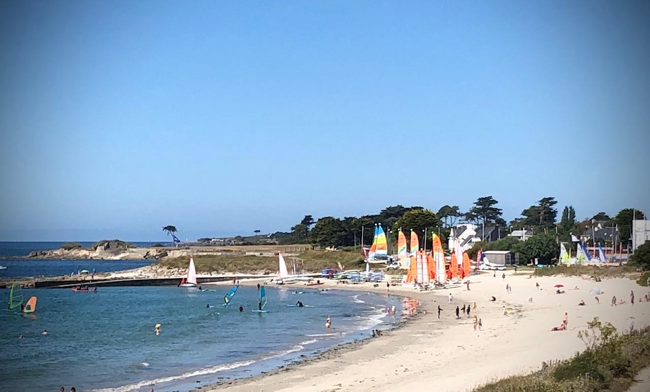 Logis Hotel & Restaurant Les Mouettes - Larmor Plage, Proche De Lorient Екстер'єр фото