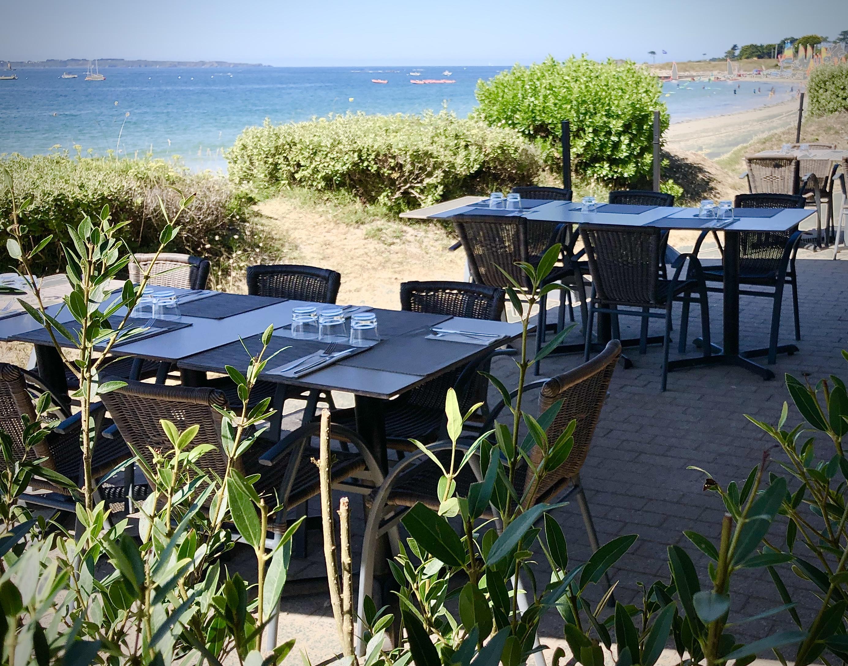 Logis Hotel & Restaurant Les Mouettes - Larmor Plage, Proche De Lorient Екстер'єр фото