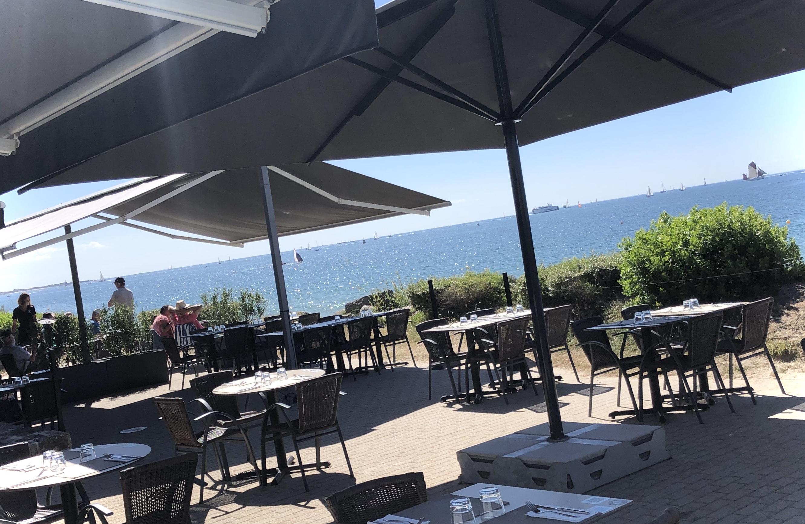 Logis Hotel & Restaurant Les Mouettes - Larmor Plage, Proche De Lorient Екстер'єр фото